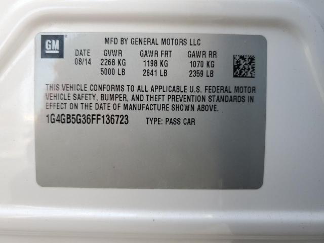 1G4GB5G36FF136723 Buick Lacrosse