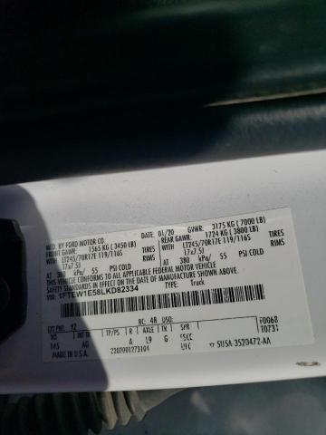 1FTEW1E58LKD82334 Ford F150 Supercrew