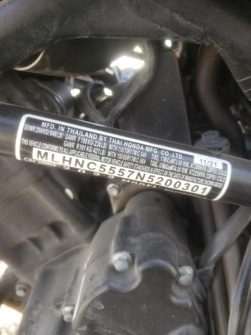 2022 HONDA CBF300 NA MLHNC5557N5200301