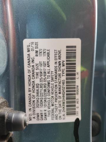 2016 HONDA CRV 2HKRM3H44GH521465
