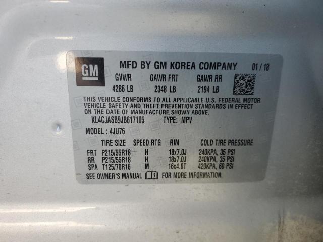 KL4CJASB9JB617105 Buick Encore Preferred