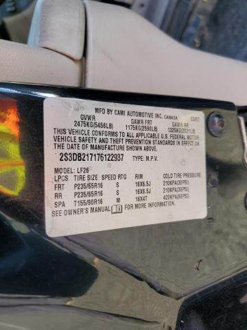 2007 Suzuki Xl7 VIN: 2S3DB217176122937 Lot: 64649583