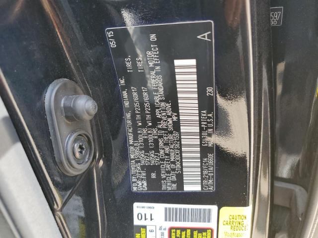 5TDKK3DCXFS621597 Toyota SIENNA LE