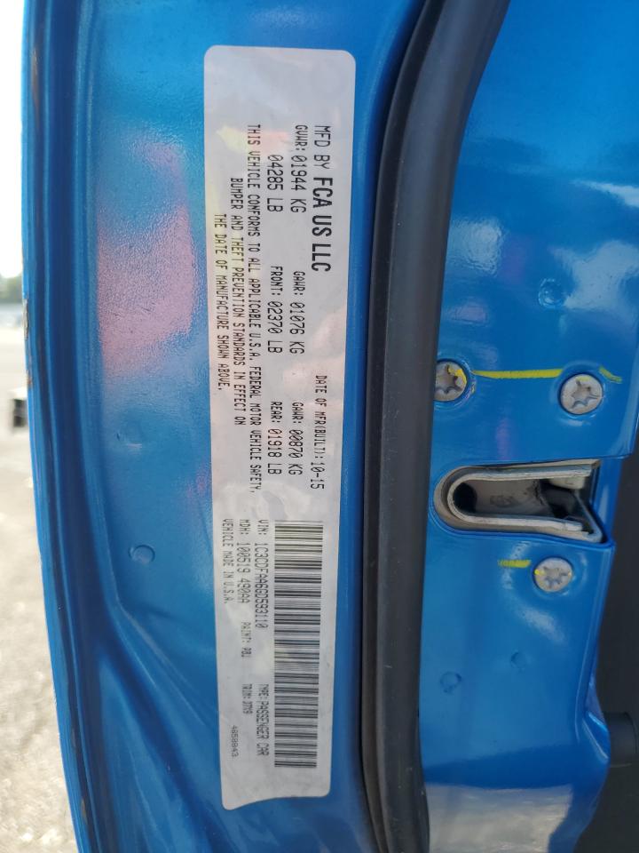 1C3CDFAA6GD593110 2016 Dodge Dart Se