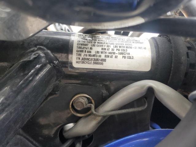 2005 KAWASAKI VN800 JKBVNCA135B514880