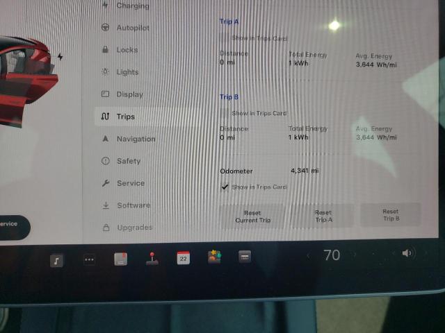 5YJ3E1EB2PF470654 Tesla MODEL 3