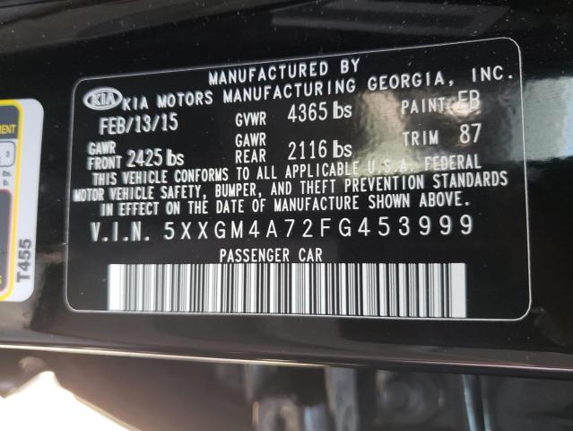 5XXGM4A72FG453999 | 2015 KIA OPTIMA LX