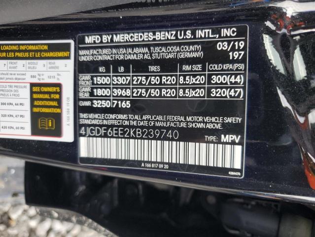4JGDF6EE2KB239740 Mercedes-Benz Gls 450 4matic