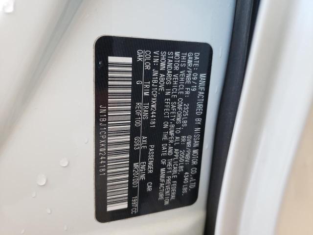 2019 NISSAN ROGUE SPT JN1BJ1CPXKW244181