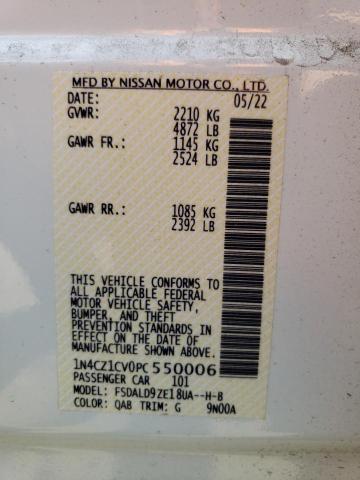 1N4CZ1CV0PC550006 Nissan Leaf Sv Plus