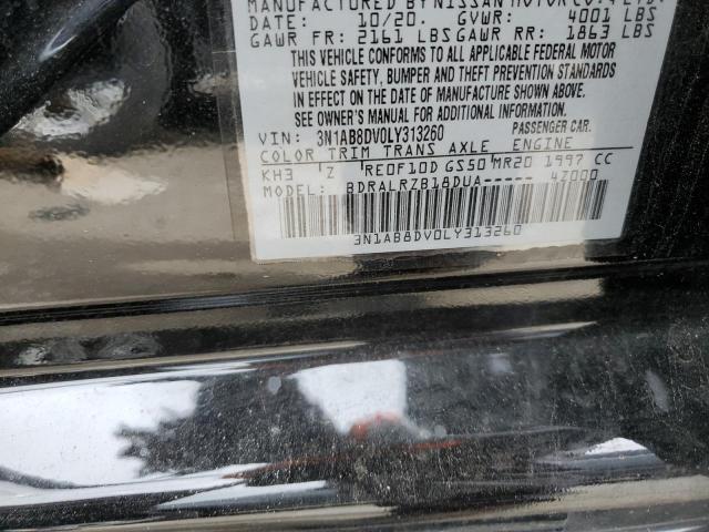 3N1AB8DV0LY313260 Nissan SENTRA SR