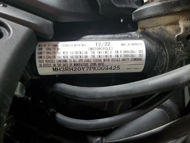 2023 YAMAHA MT-03 MH3RH20Y7PK009425