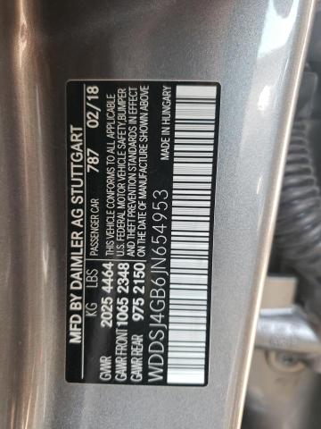 WDDSJ4GB6JN654953 Mercedes-Benz CLA 250 4MATIC