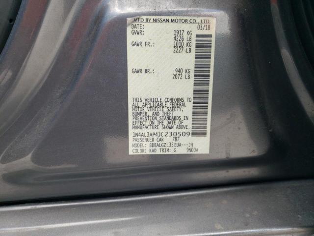 1N4AL3AP4JC230509 Nissan ALTIMA 2.5