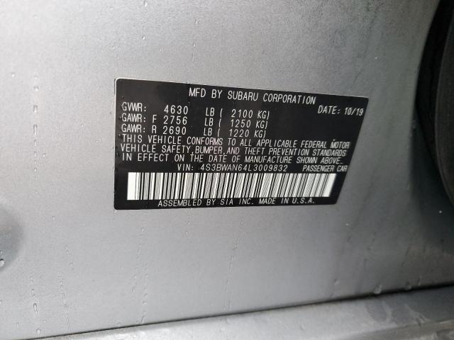 4S3BWAN64L3009832 Subaru Legacy Limited