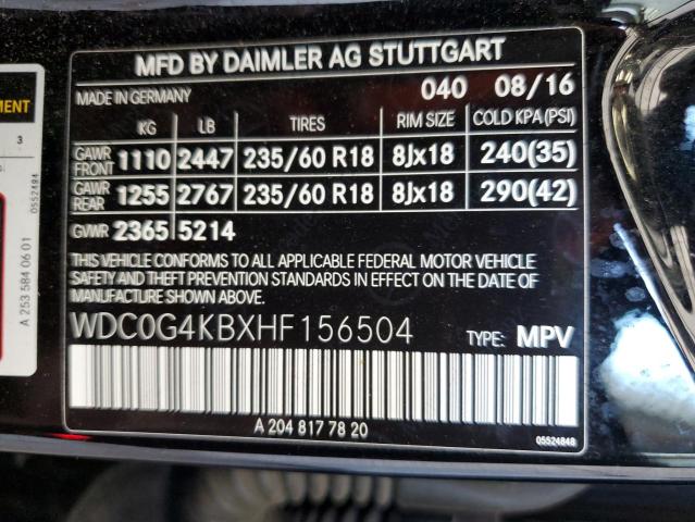 WDC0G4KBXHF156504 Mercedes-Benz Glc 300 4matic