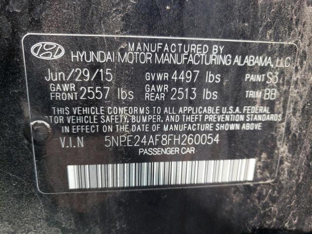 5NPE24AF8FH260054 | 2015 Hyundai sonata se