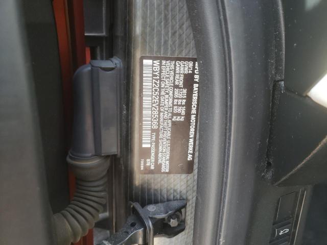 WBY1Z2C52EV285368 BMW I3 Bev