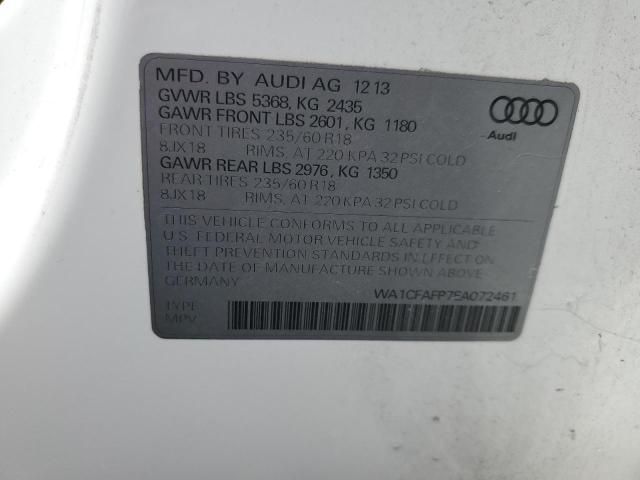 VIN WA1CFAFP7EA072461 2014 Audi Q5, Premium no.13