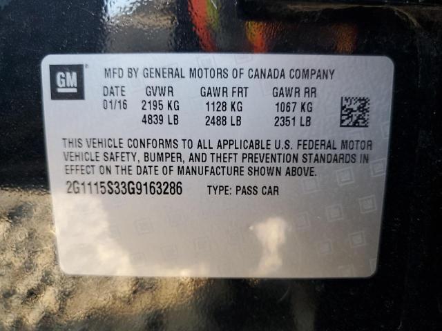 2G1115S33G9163286 Chevrolet IMPALA LT