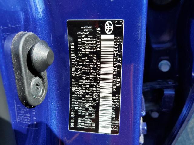 5YFS4MCE4MP078563 Toyota COROLLA SE