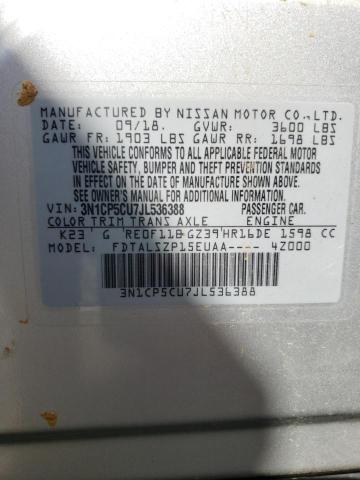 2018 NISSAN KICKS S - 3N1CP5CU7JL536388