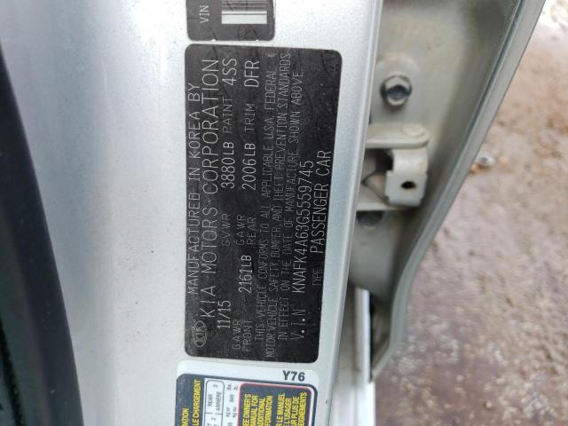 KNAFK4A63G5559745 KIA FORTE LX