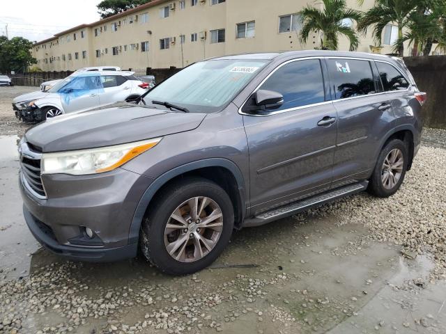 VIN 5TDZKRFH3ES015387 2014 Toyota Highlander, LE no.1