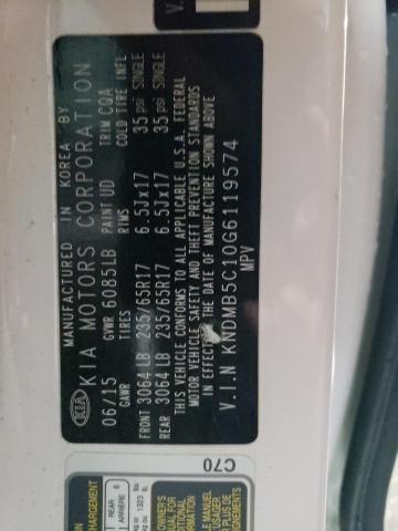 KNDMB5C10G6119574 KIA SEDONA LX