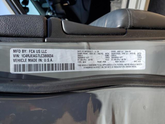 1C4RJEAG7LC380034 Jeep Grand Cherokee Laredo