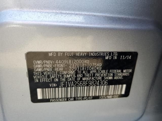 JF1VA2S68F9824306 Subaru Wrx Sti Limited