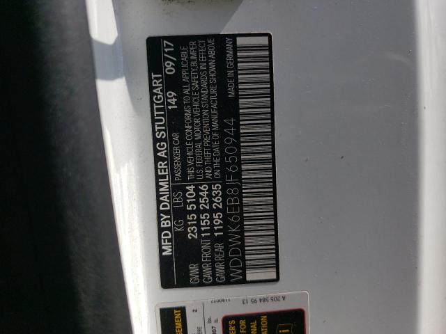 WDDWK6EB8JF650944 Mercedes-Benz C 43 4matic Amg