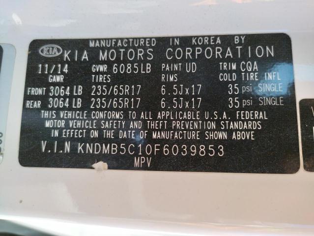 KNDMB5C10F6039853 KIA SEDONA LX