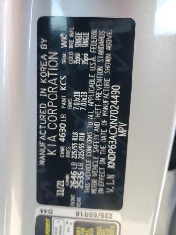 KNDP63ACXN7024490 KIA SPORTAGE S