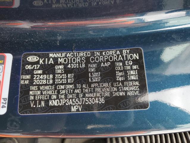 KNDJP3A55J7530436 KIA SOUL +