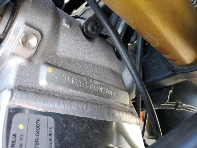 2021 APRILIA RSV4 1100 ZD4KYUA03MS000161