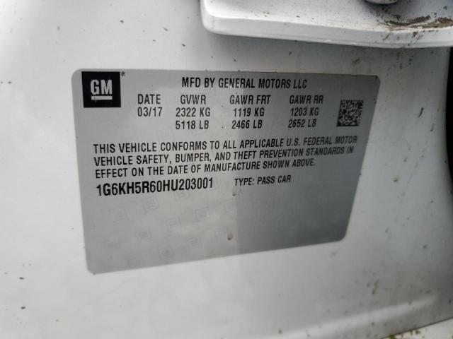2017 CADILLAC CT6 PREMIU - 1G6KH5R60HU203001