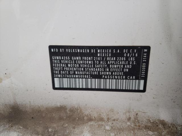 2017 VOLKSWAGEN GOLF SPORT - 3VWC17AUXHM505862