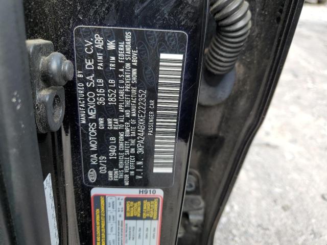 3KPA24ABXKE222352 KIA RIO S