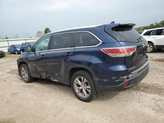 VIN 5TDJKRFH8ES010327 2014 Toyota Highlander, Xle no.2