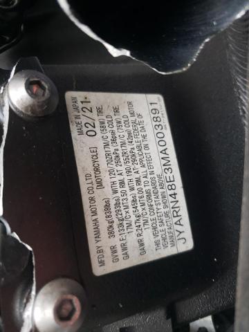 2021 YAMAHA MTN1000 JYARN48E3MA003891