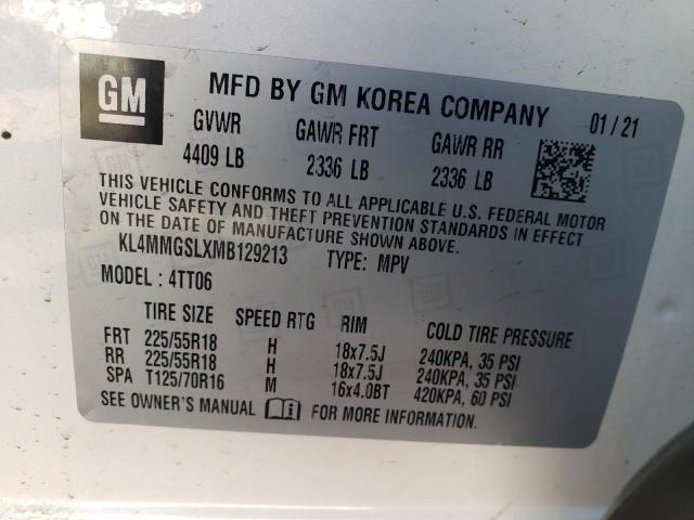 KL4MMGSLXMB129213 2021 BUICK ENCORE, photo no. 13