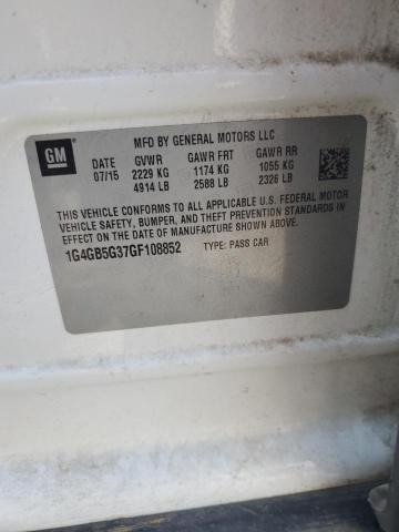 1G4GB5G37GF108852 Buick Lacrosse