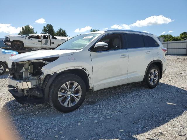 VIN 5TDJKRFH6ES054522 2014 Toyota Highlander, Xle no.1