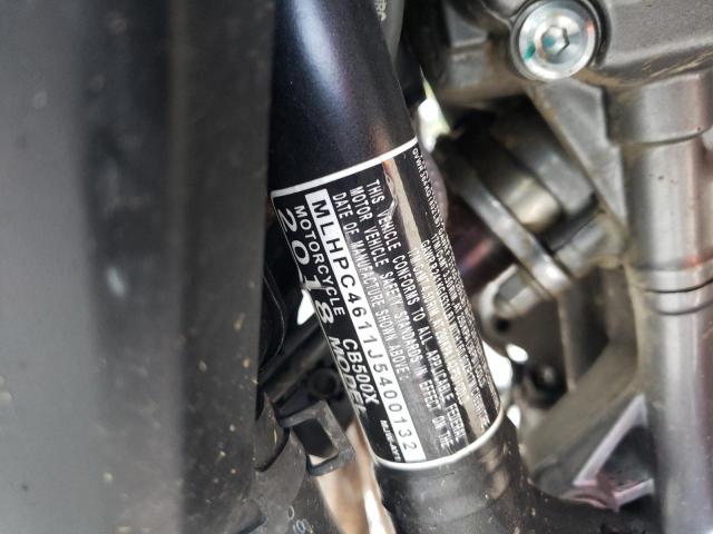 2018 HONDA CB500 X MLHPC4611J5400132