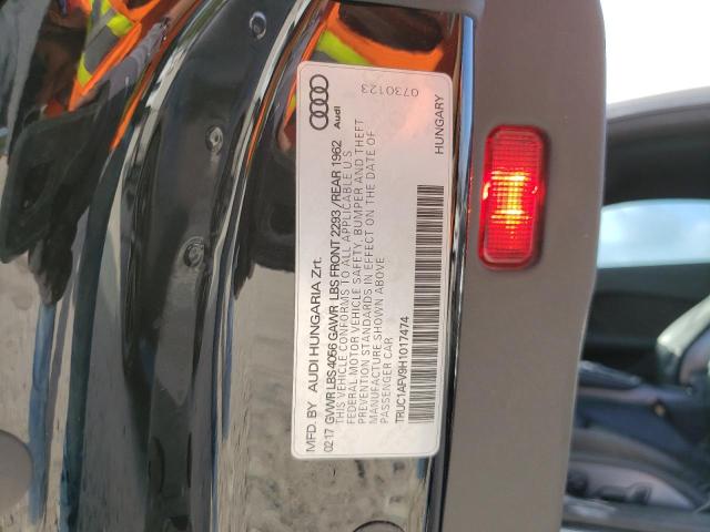 2017 AUDI TTS - TRUC1AFV9H1017474