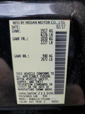 1N4AL3AP2HC211306 Nissan ALTIMA 2.5