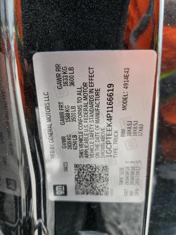 2023 CHEVROLET COLORADO T 1GCPTEEK4P1166619