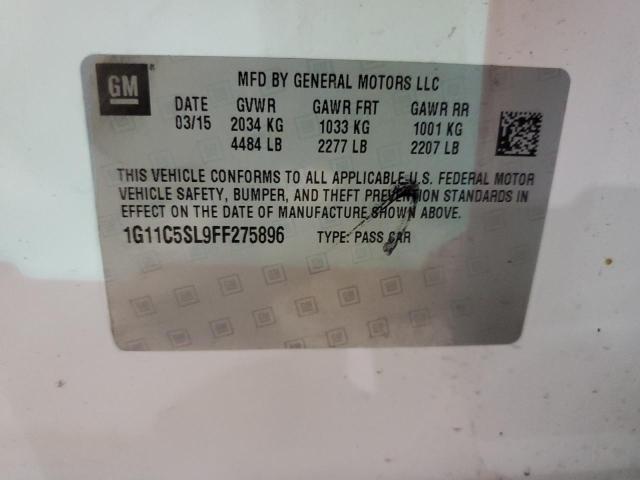 1G11C5SL9FF275896 Chevrolet MALIBU 1LT