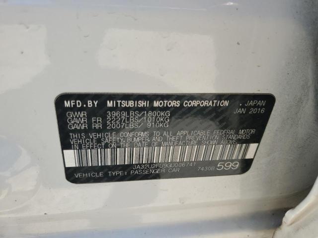JA32U2FU9GU006741 Mitsubishi LANCER ES